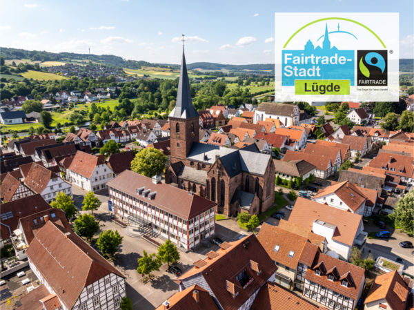 Altstadt L�gde mit Fairtrade Logo