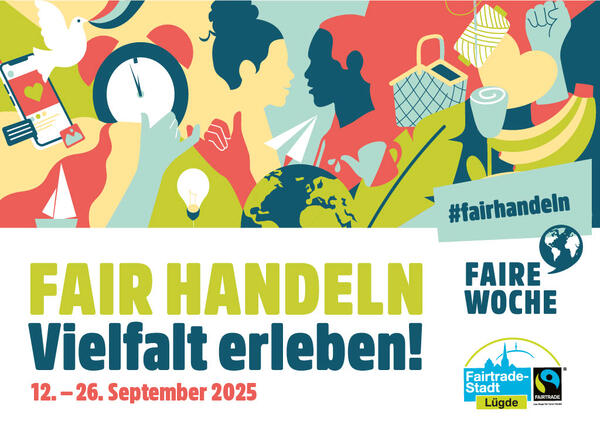 Bild vergr&ouml;&szlig;ern: Faire Woche 2025 Titelseite Flyer