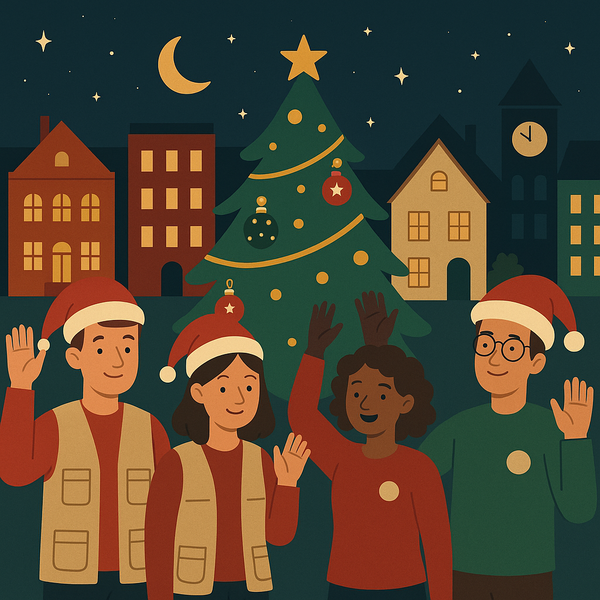 Bild vergr&ouml;&szlig;ern: Weihnachtsgru� Ehrenamtler