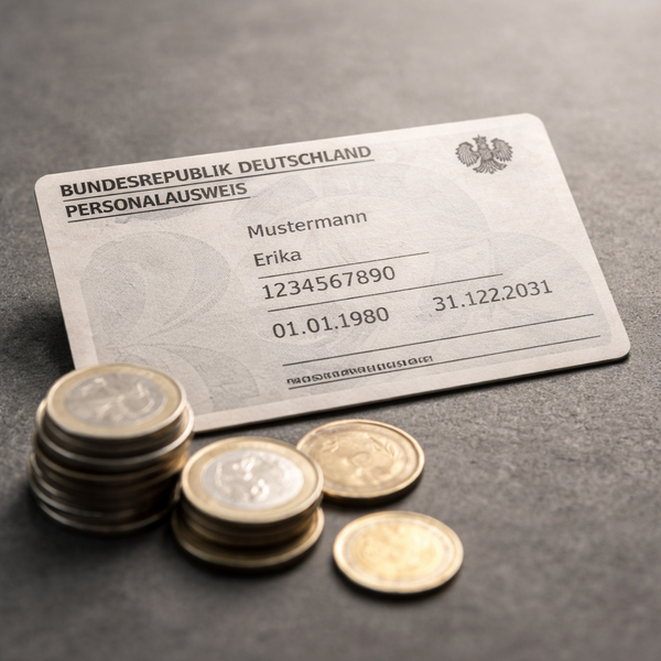 Bild vergr&ouml;&szlig;ern: Personalausweis-Geb�hren